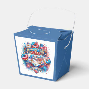 Celebrate America’s 250th birthday with donut Favor Boxes