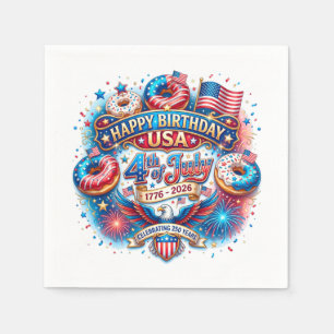 Celebrate America’s 250th birthday with donut Napkins