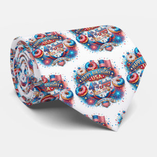 Celebrate America’s 250th birthday with donut Neck Tie