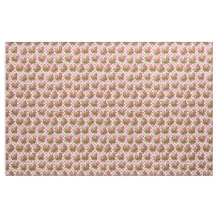 Celebrate American Football Hearts   Fabric