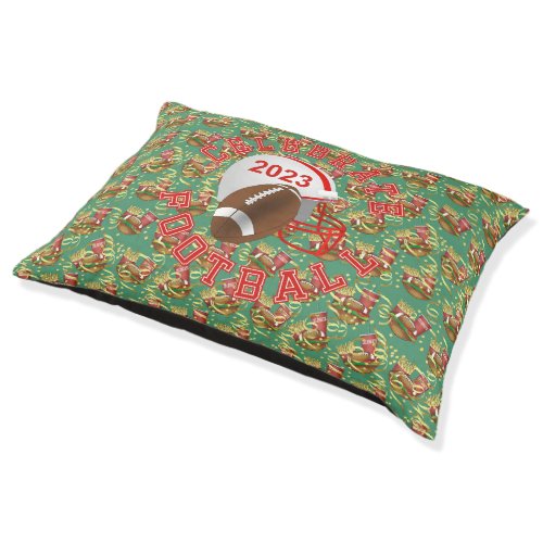 Celebrate American Football Party Time  Pet Bed