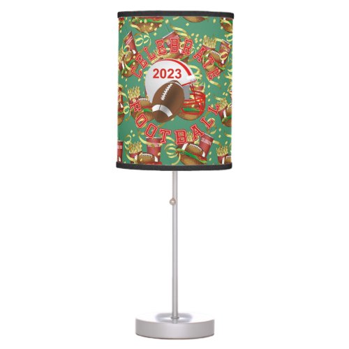 Celebrate American Football Party Time  Table Lamp