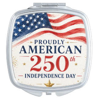 Celebrate America's 250th anniversary with this  Compact Mirror
