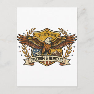Celebrate America's historic 250th Anniversary wit Postcard