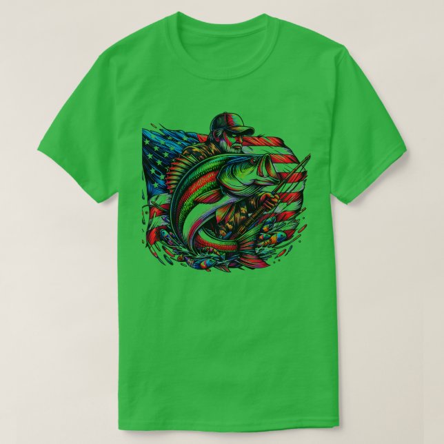 Celebrate and show your love of fishing with this  T-Shirt (Design Front)