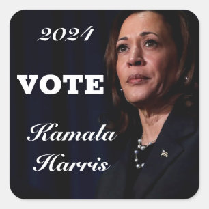 CELEBRATE AND VOTE FOR KAMALA HARRIS SQUARE STICKER