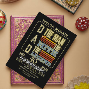 Celebrate Any Age: The Man, The Myth, The Legend Invitation