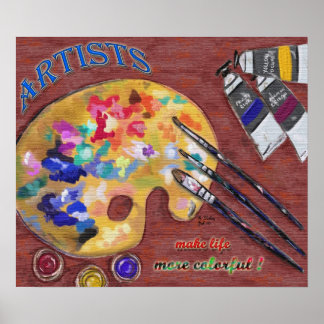 Celebrate Artists print