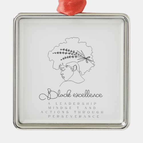 Celebrate Black Excellence Christmas Tree Ornament