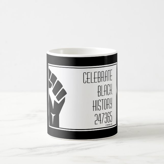 CELEBRATE BLACK HISTORY 247365 Personalized BHM Coffee Mug (Center)
