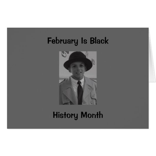 Celebrate Black History Cards (Front Horizontal)