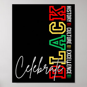 Celebrate Black History Juneteenth African America Poster