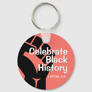 CELEBRATE BLACK HISTORY KEYCHAIN