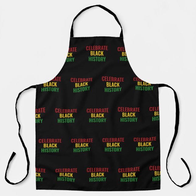 Celebrate | BLACK HISTORY MONTH Apron (Front)