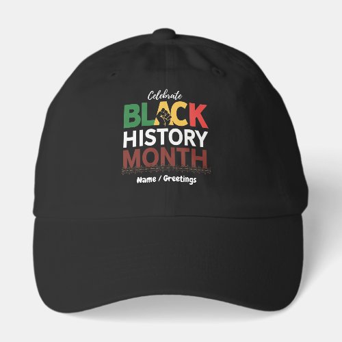 Celebrate Black History Month Honoring African  Hat