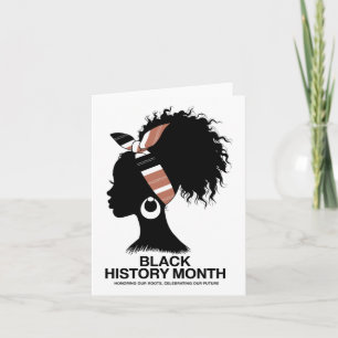 Celebrate Black History Month Honoring Our Roots S Card