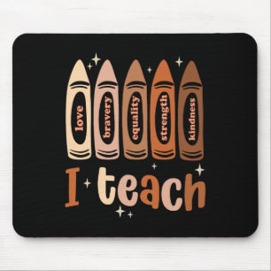 Celebrate Black History Month I Teach Black Histor Mouse Pad
