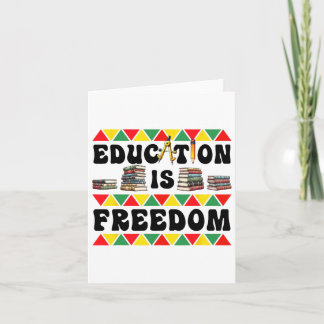 Celebrate Black History Month With Freedom  Card