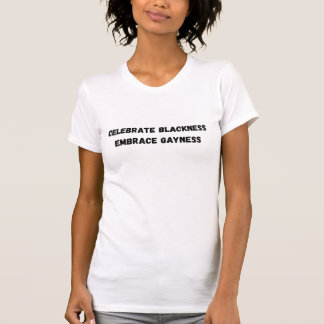 Celebrate blackness, Embrace gayness T-Shirt