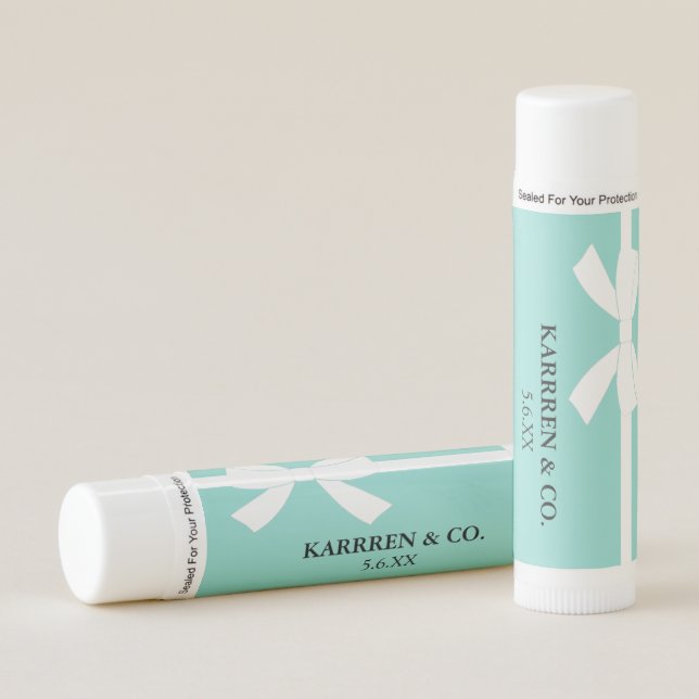 Celebrate Bridal Baby Birthday Shower Tiara Party Lip Balm (Front)