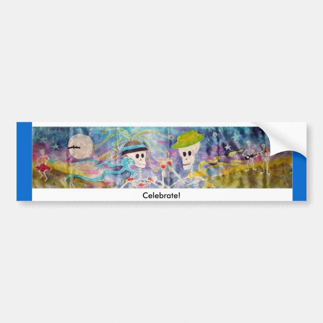 Celebrate! Bumper Sticker (Front)