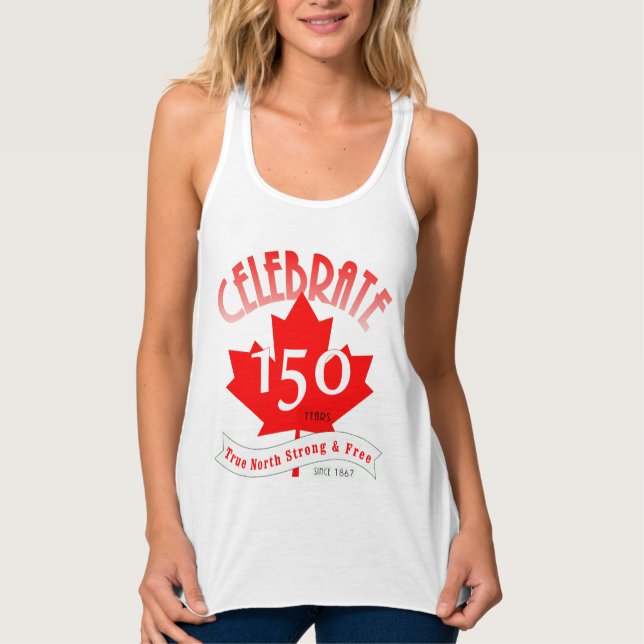 Celebrate Canada 150 Years - All Sport Tank Top (Front)