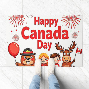 Celebrate Canada Joy Doormat