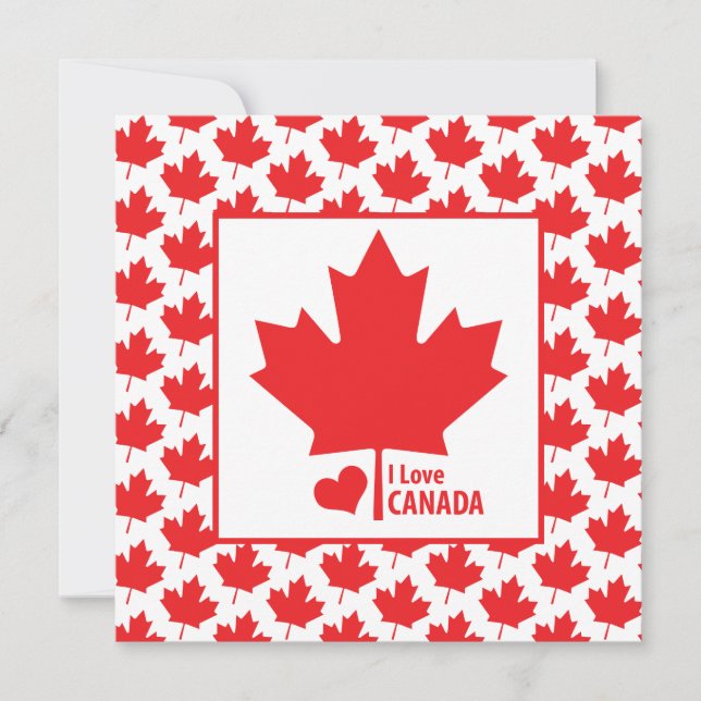 Celebrate Canada with Picnic or BBQ on Canada Day! Invitation (Front)