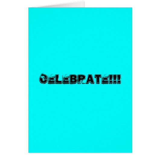 Celebrate Card (Front)