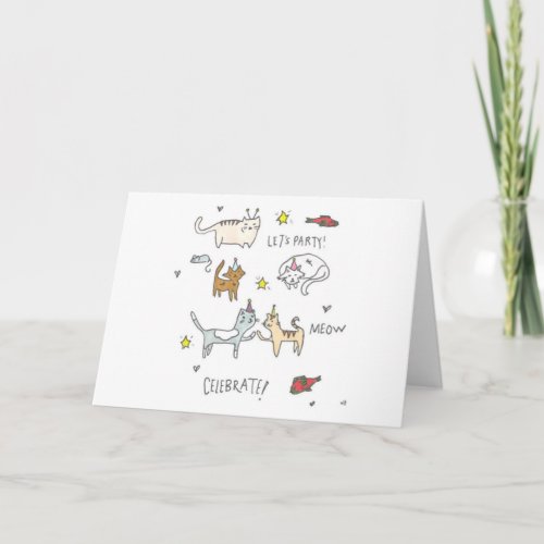 Celebrate Cats Cards