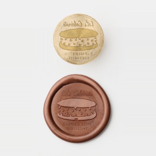 Celebrate Chipwich Ice Cream Social Birthday Party Wax Seal Stamp