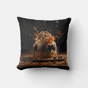 Celebrate Chocolate Throw Pillow