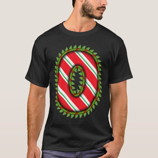 Celebrate Christmas with the letters of your name T-Shirt (Front)