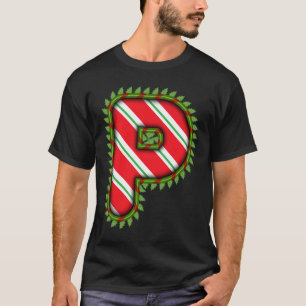Celebrate Christmas with the letters of your name T-Shirt