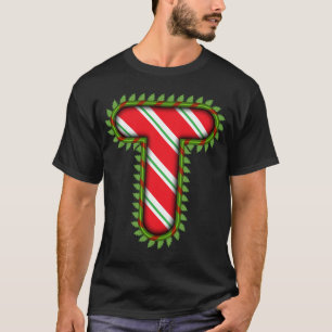 Celebrate Christmas with the letters of your name T-Shirt