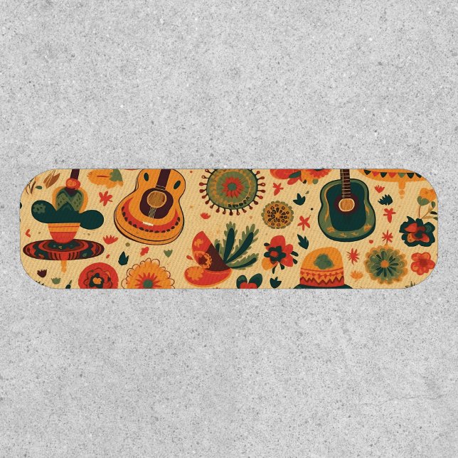 Celebrate Cinco De Mayo in Style Patch (Front)