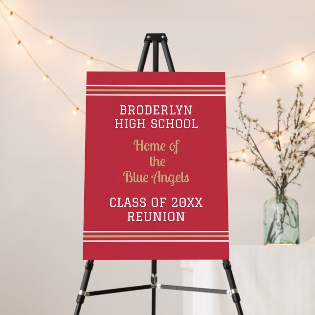 Celebrate! Class Reunion party Foam Board (In Situ (Stand))