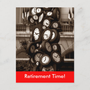 Celebrate Clocks Clock Time For A Party Invitation