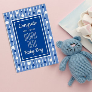 Celebrate! Congrats on New Baby Boy Cards