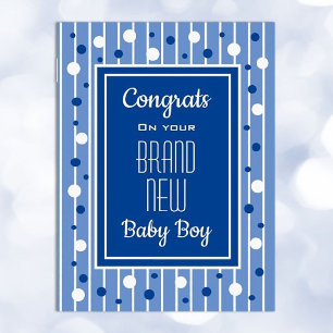 Celebrate! Congrats on New Baby Boy Huge Card