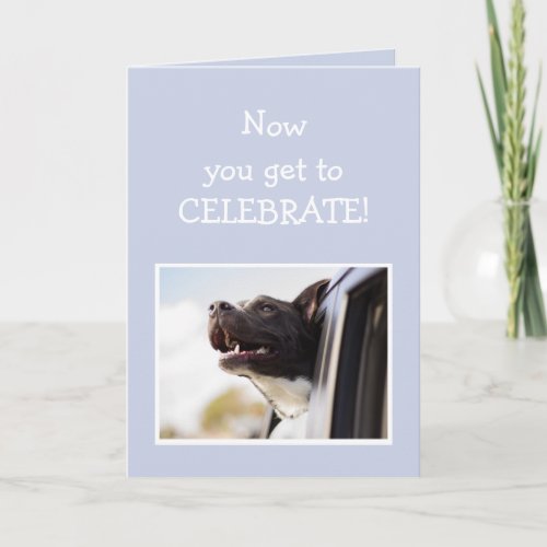 Celebrate Congratulations GRADUATION Happy Dog Card