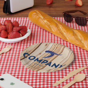 Celebrate Corporate Branded Custom Company Logo  Paper Plates