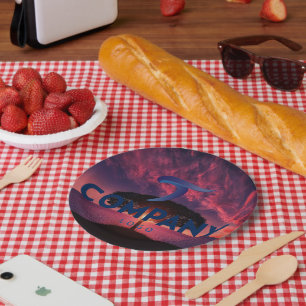 Celebrate Corporate Branded Custom Company Logo  Paper Plates