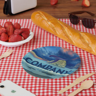 Celebrate Corporate Branded Custom Company Logo  Paper Plates
