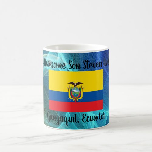 Celebrate Country of the World Ecuador Flag Coffee Mug