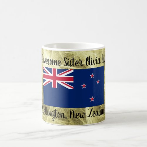 Celebrate Country of the World New Zealand Flag Coffee Mug