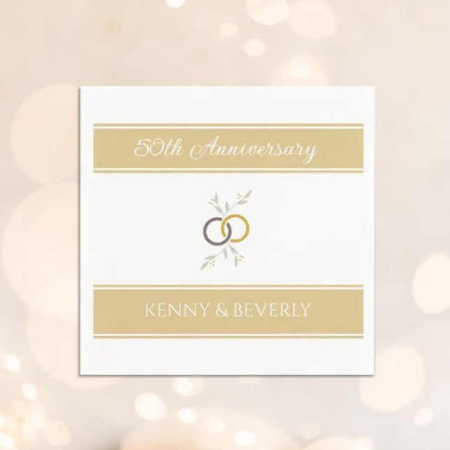 Celebrate! CUSTOM Anniversary Napkins (Creator Uploaded)