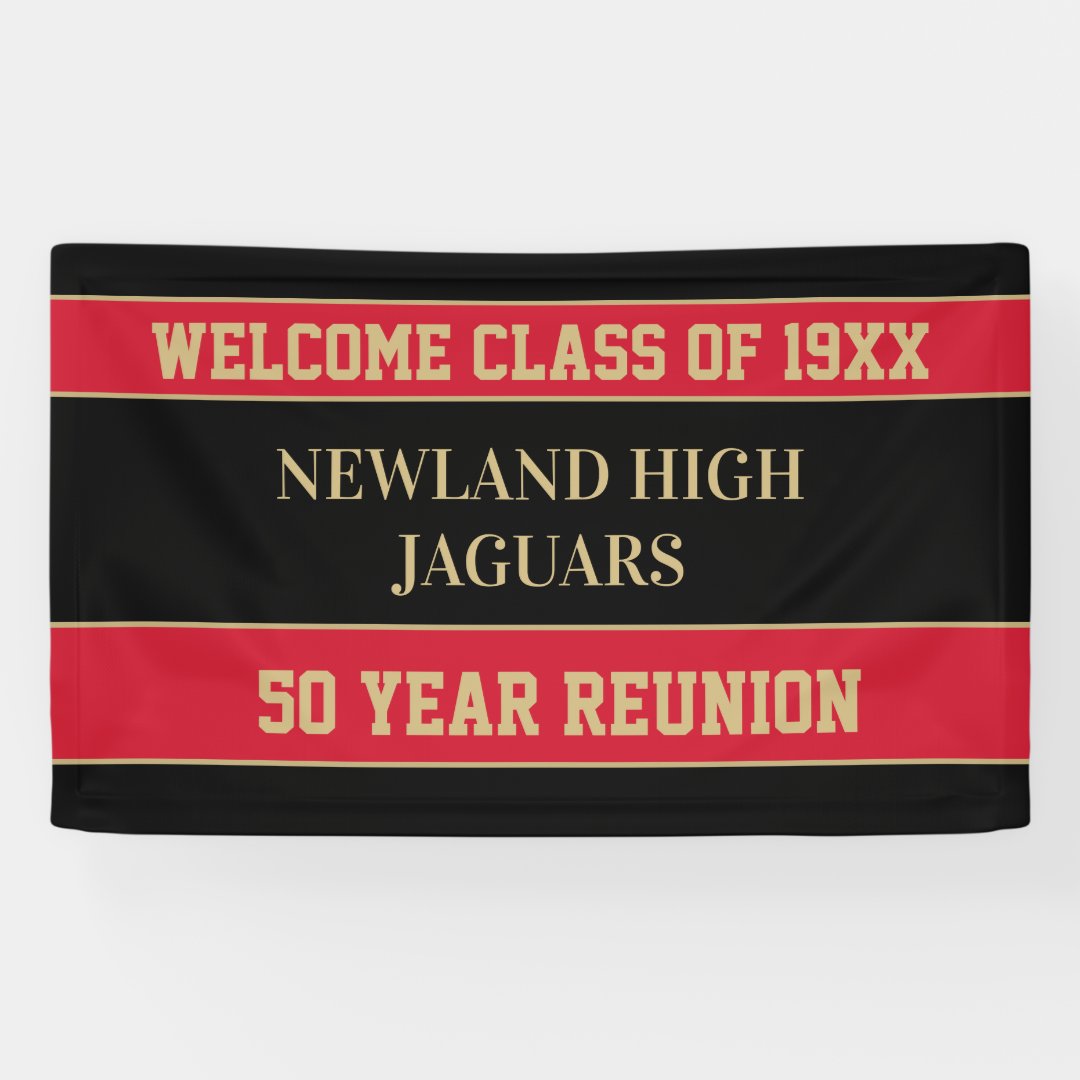 Celebrate! CUSTOM Class Reunion Banner Zazzle