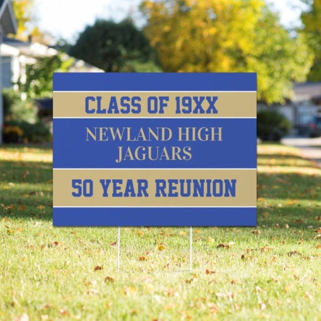 Celebrate! CUSTOM Class Reunion YARD SIGN (Creator Uploaded)