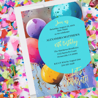 Celebrate! Custom Text Any Occasion Invitation